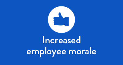 Increased employee morale